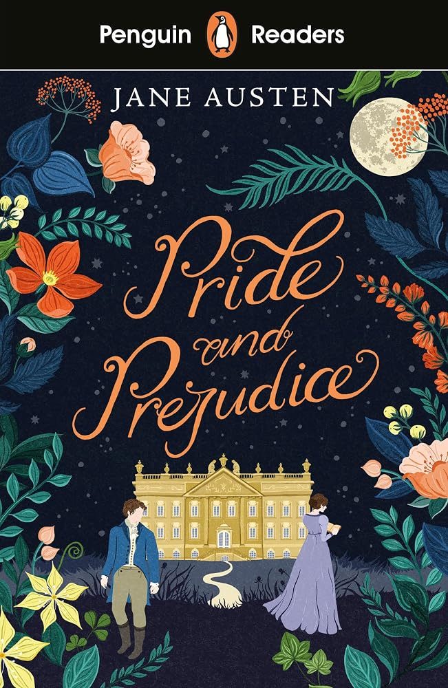 Capa de Pride and Prejudice, edição Penguin Readers Level 4